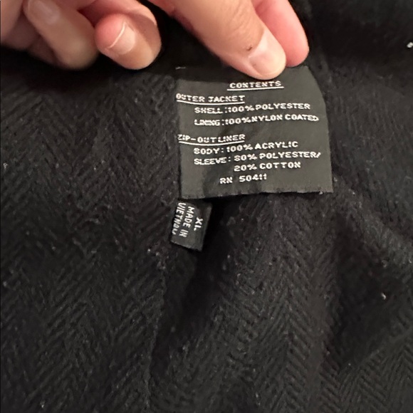 Women’s Fleet Street- Black Hooded Coat. Size XL - Picture 9 of 10